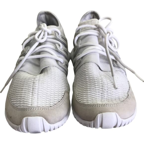 adidas Tubular Radial Sneaker Running Shoes Mens Size 10.5 White Light Grey main image 9